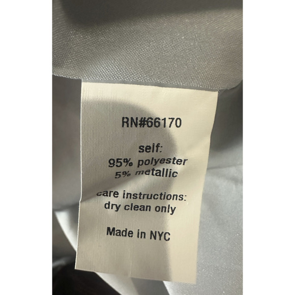 NWT Hutch High Low Spaghetti Strap Satin Midi Dress Pleated Gray Orange Size 8 - Picture 10 of 15